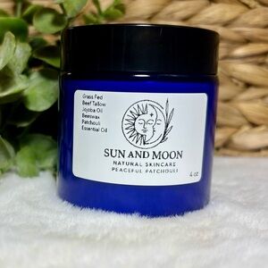 Peaceful Patchouli Tallow Balm by Sun and Moon Natural Skincare